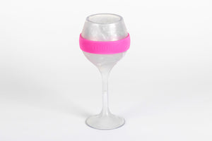 Set of 4: ChilledVino Pink Frosty Drinkware