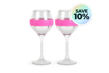 Load image into Gallery viewer, Set of 2: ChilledVino Pink Frosty Drinkware