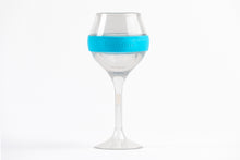 Load image into Gallery viewer, Set of 4: ChilledVino Blue Frosty Drinkware