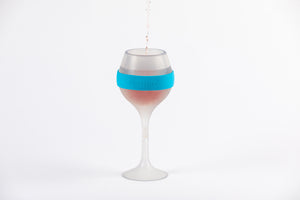 ChilledVino Blue Frosty Drinkware