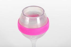 Set of 2: ChilledVino Pink Frosty Drinkware