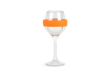 Load image into Gallery viewer, Set of 4: ChilledVino Orange Frosty Drinkware