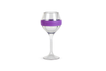 Load image into Gallery viewer, Set of 4: ChilledVino Purple Frosty Drinkware